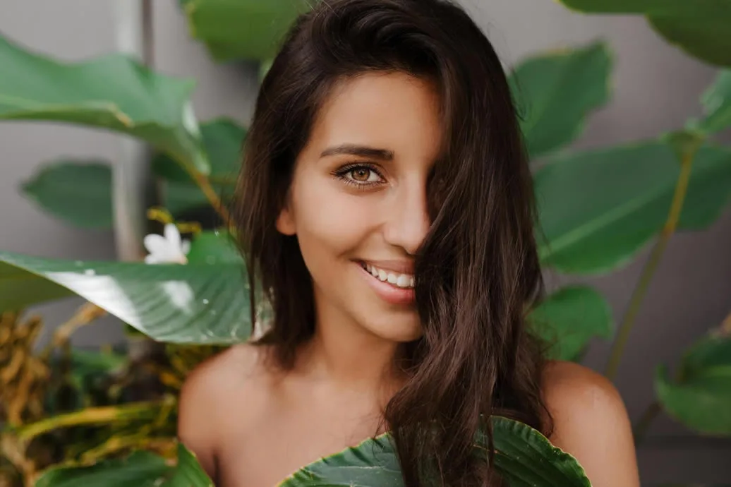beautiful woman smile